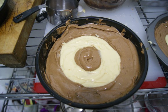 Two pans that look like this.