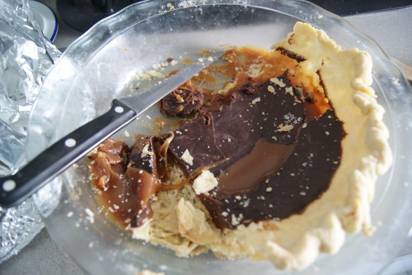 How it looked after a couple of days. Am I a bad blogger because I did this to this tart, or a good blogger for being honest with you?